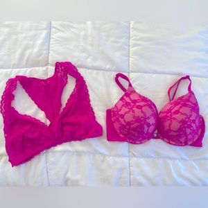 VIctoria’s Secret Bra Bundle Hot Pink!
